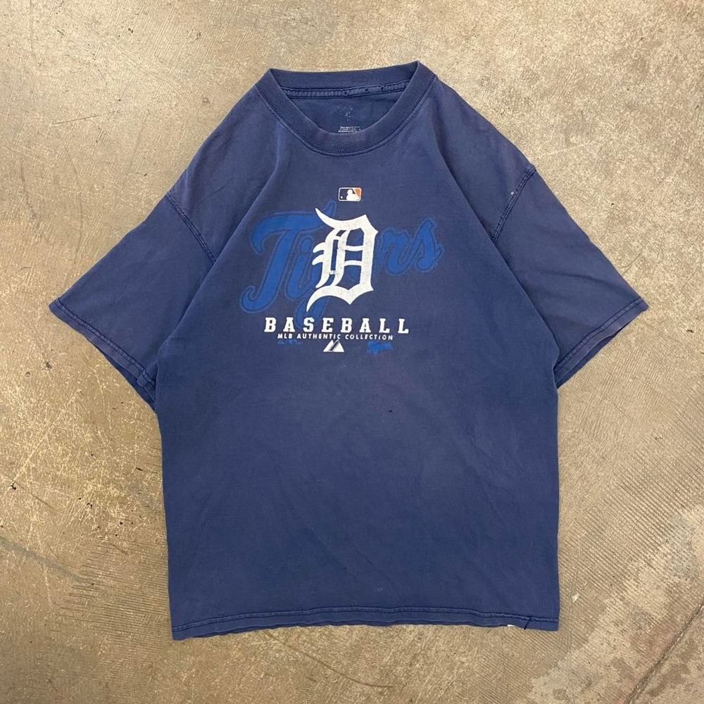 Vintage Detroit Tigers MLB Baseball 2000s T-Shirt Size Large
